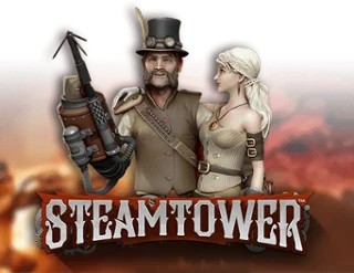 Steam Tower Slot logo – Slots by NetEnt at Rollxo Casino